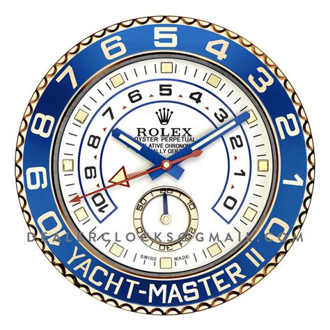 rolex yacht master wall clock